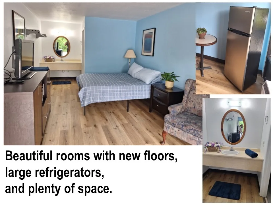 Existing furnished Almost Home Lodge room